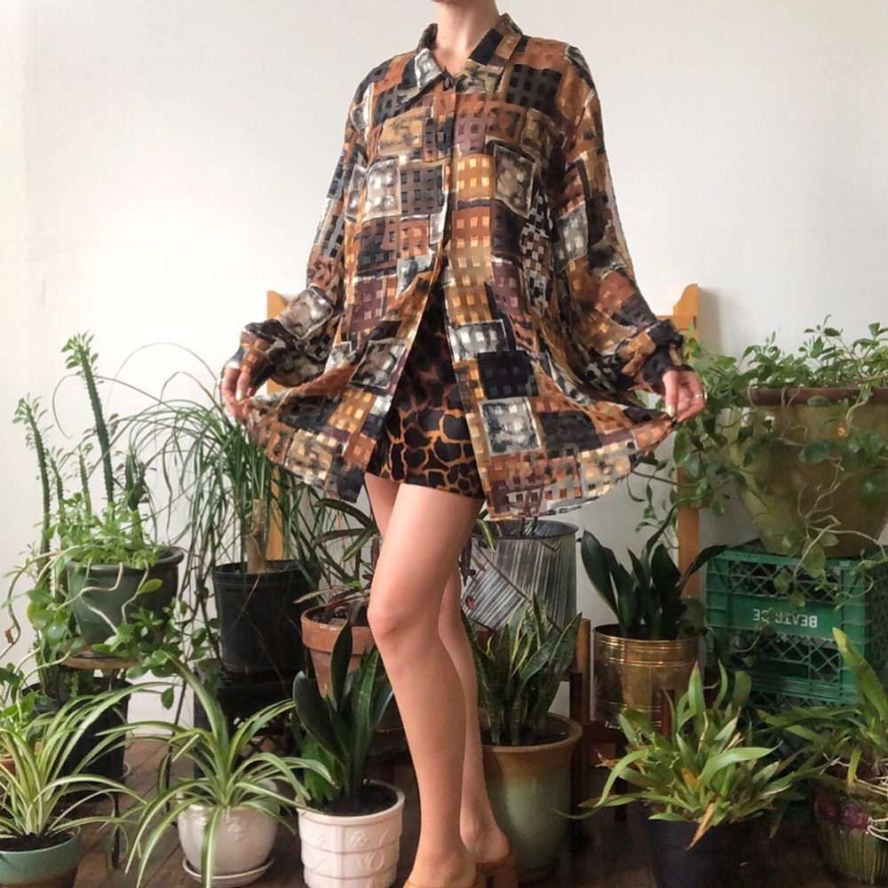 Patchwork Shimmer blouse
